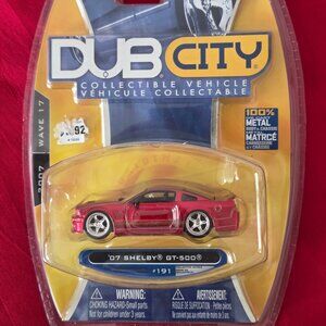 2007 JADA DUB CITY, '07 SHELBY GT-500, MINT IN THE PACKAGE!!!